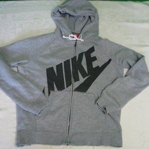 Vintage Nike Spell Out Zipup Hoodie 